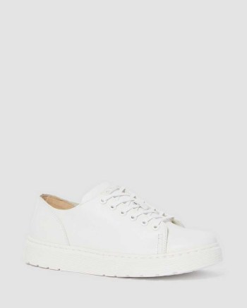 Dr Martens Dante Leather Lifestyle Topanky Panske Biele | 3071-FXCKL